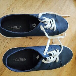 Rauf Lauren blue boat shoes size 9.5